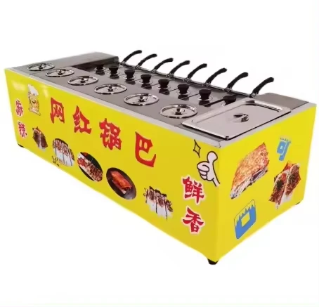 Grain Snacks Rice Biscuits Making Machine  Rice crispy food roaster machine rice making roasting machine