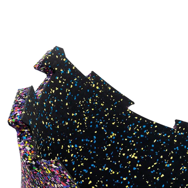 Anti-slip Fitness Sports 10/15/20mm Gym Floor Mats Rubber Interlocking