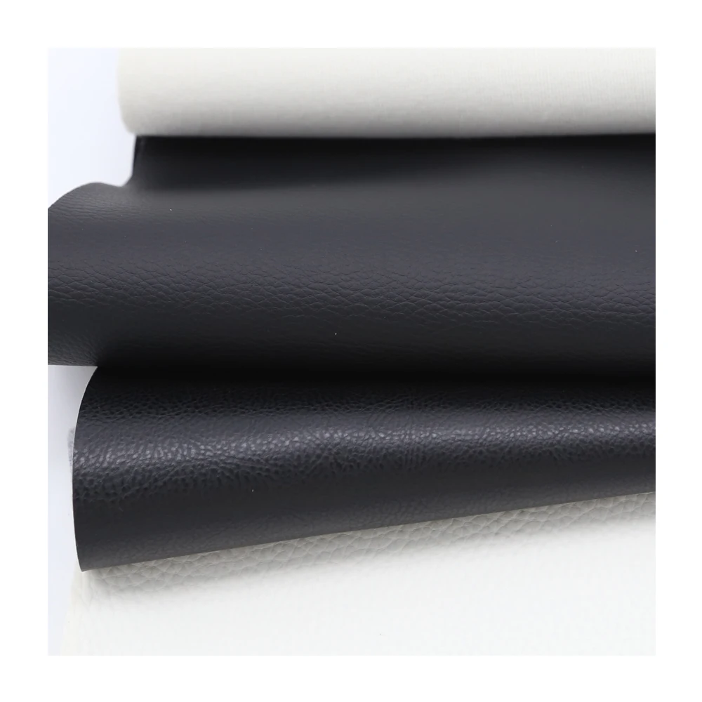 Custom Wholesale Waterproof 0.8MM Materials R64 Pattern TC Backing PU Synthetic Leather For Making Sofa