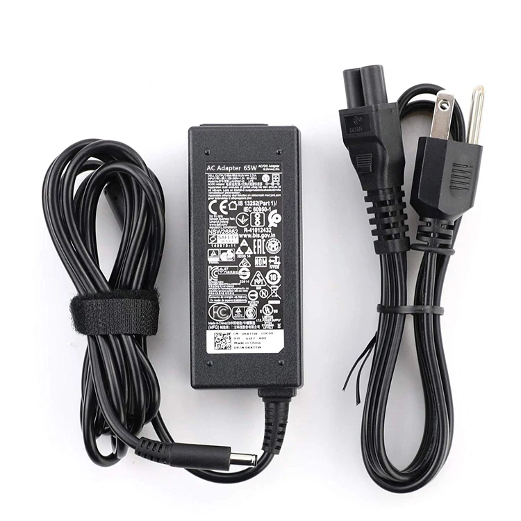 CE FCC ROHS switching 65W 19.5V 3.34A power supply adapter for dell power cord charger inspiron 5567