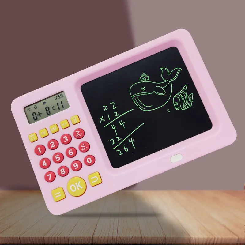 Custom Multi Language Digital Talking and Reading Pen Educational Toy Oral Calculation Math Training Machine LCD Writing Board