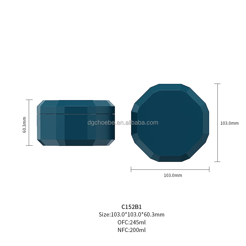 24 years factory custom Luxury 8oz 200ml 240ml face body care cream butter plastic cosmetic Jar packaging
