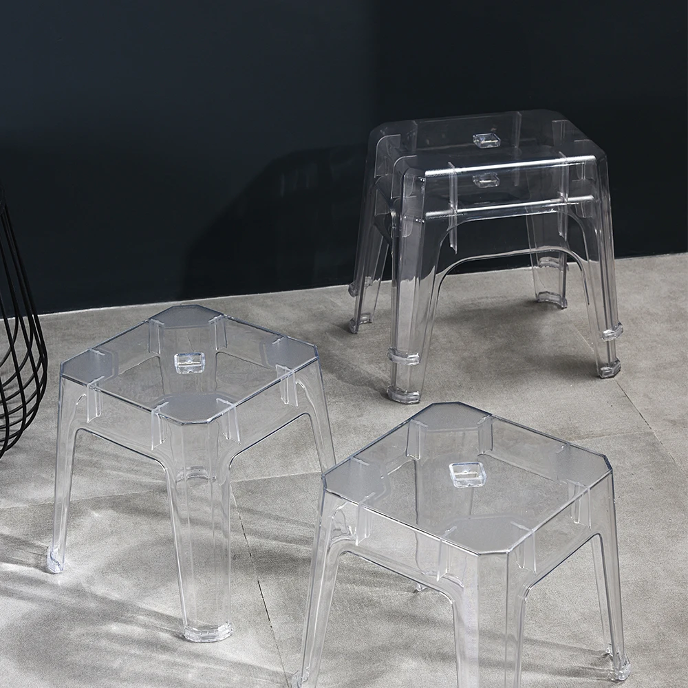 Cheap modern chinese stacking bathroom plastic step stool chair