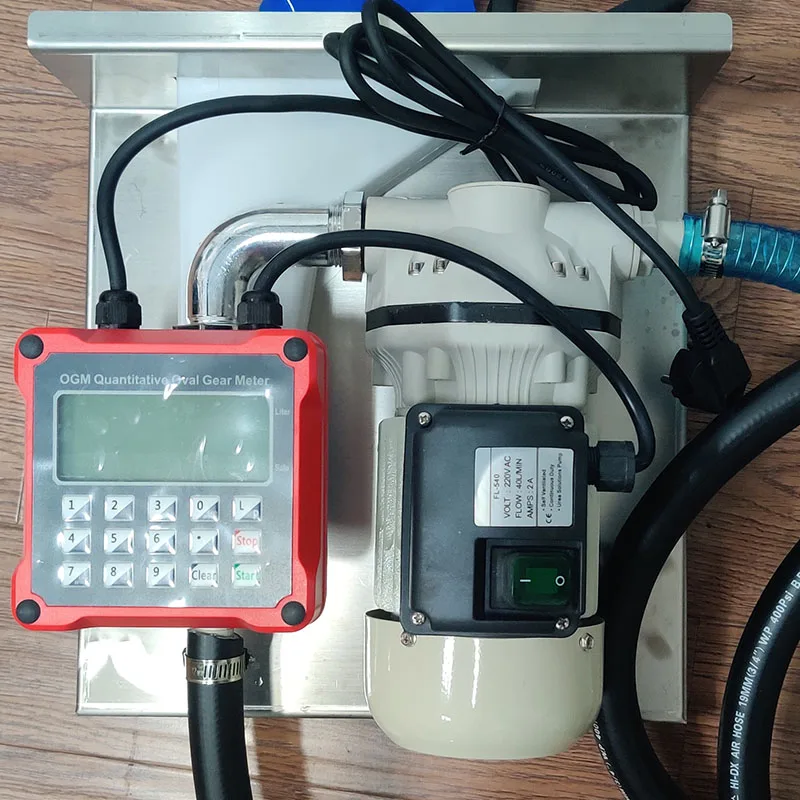 40L/min Large Flow Rate 12V 24V 220V Electric Preset Urea Water AdBlue Transfer Pump Kit with Nozzle Meter and Hose