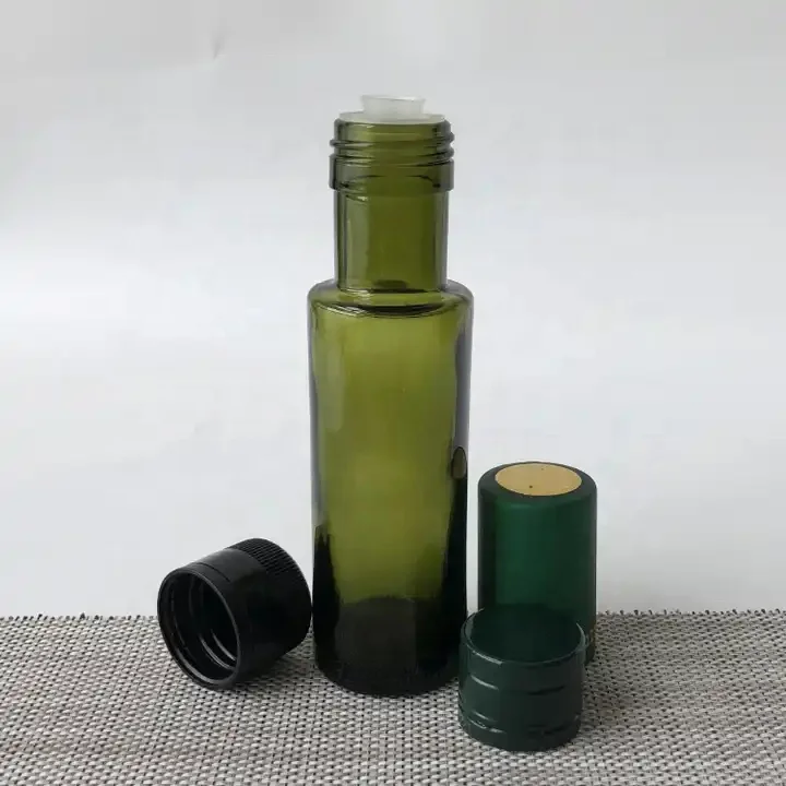 100ml 250ml 500ml 750ml 1L Seal Cap Competitive Price Sauce Olive Oil Glass Bottle Dispenser