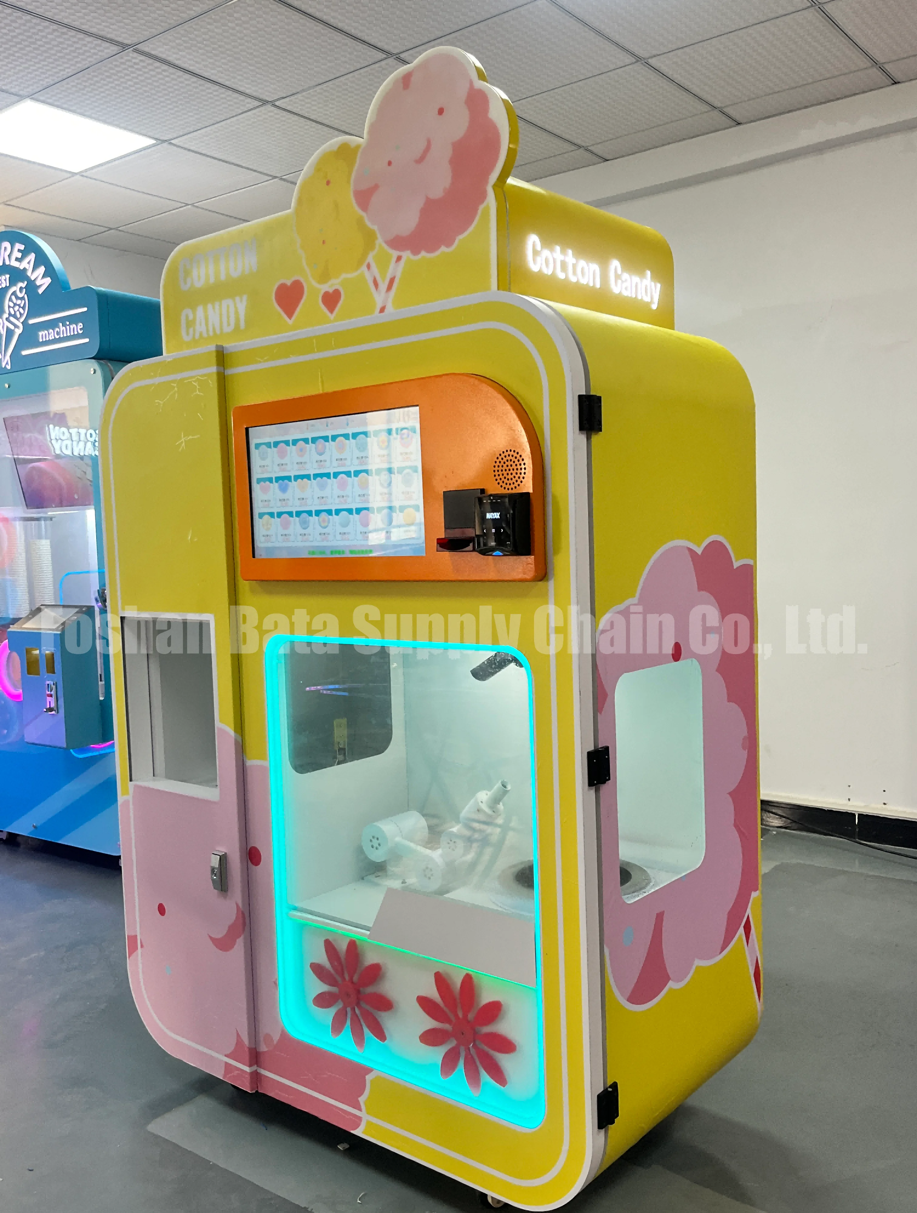 Soft Marshmallow cotton candy vending machine for sale near me