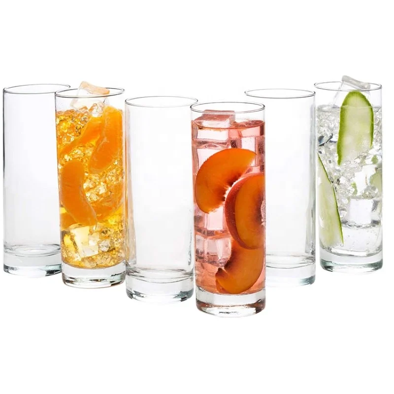 Manufacturer of 180ml 250ml 290ml 320ml  straight glass water mug water glass cup glass water cup free samples premium quality