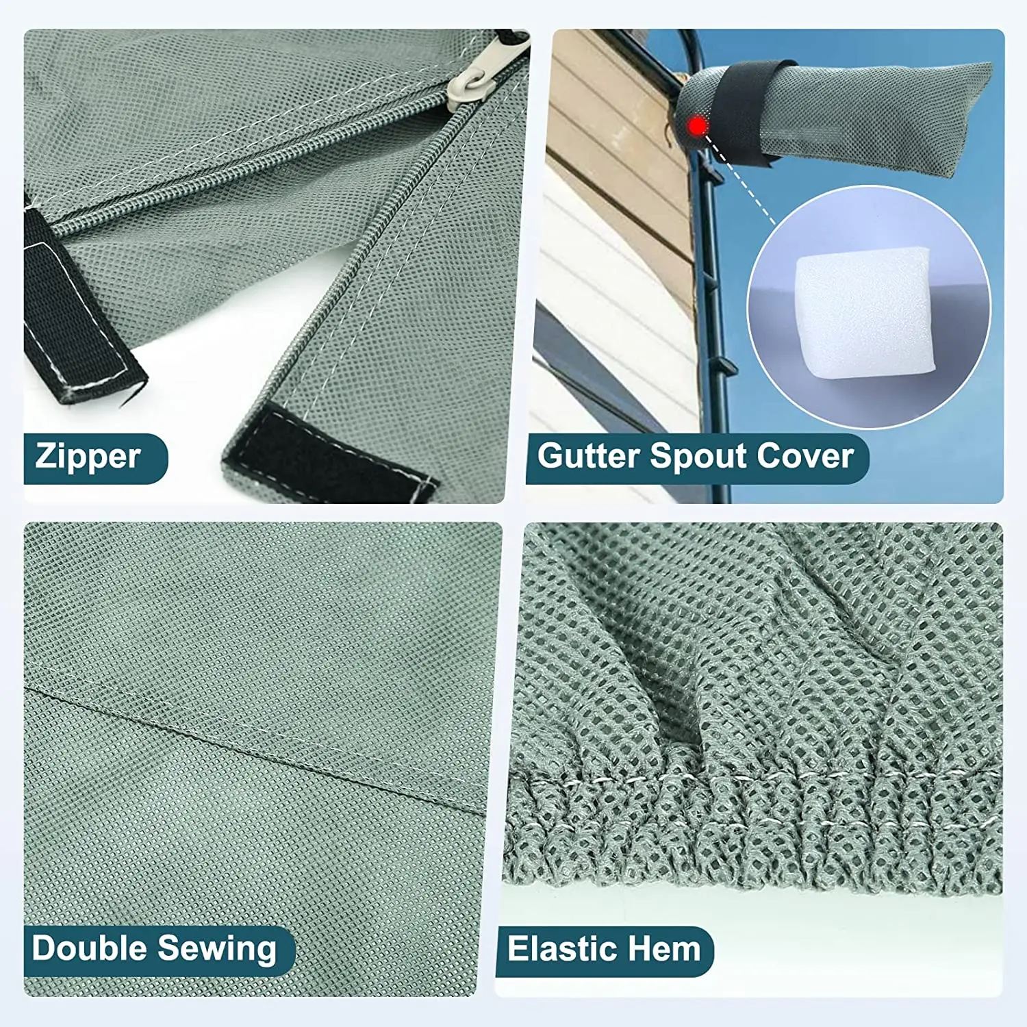 6 уровней, верхняя крышка для дорожного прицепа, RV, сверхмощный Чехол для кемпинга, 24 дюйма, 1 дюйм-26 дюймов, защита от УФ-лучей, остановка на разрыве, дышащий