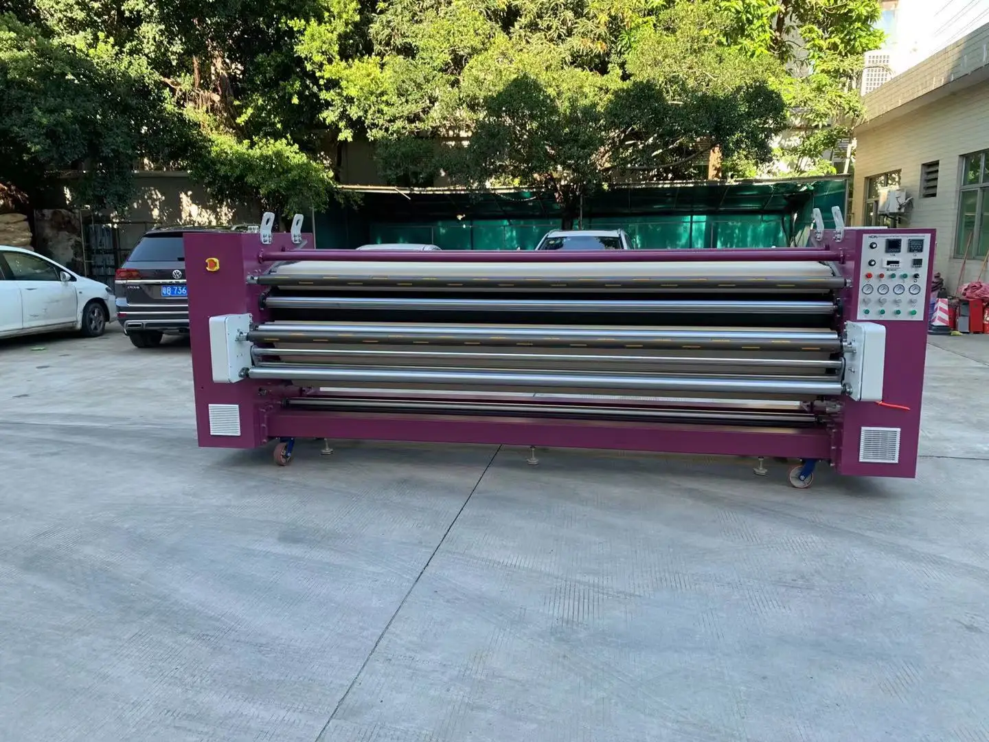 2024 Hot Sale Large Format Printer 3.2m Digital Sublimation Roller Heat Press Printing Machine for Fabric