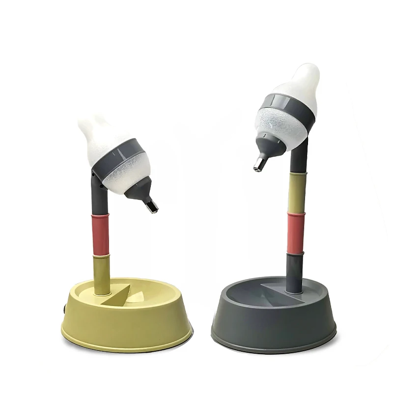 Multi-colors Height Adjustable Gravity Automatic Pet Water Feeder Standing Plastic Dog Drinking Pet Water Dispenser Cat Waterer