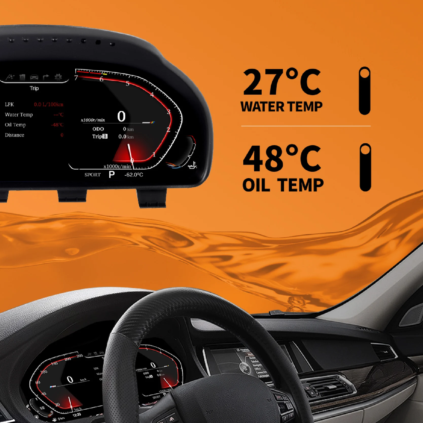 2023 Latest Original Car Digital Cluster Instrument for BMW Series 1 2 F20 F21 F22 F23 LCD Speed meters Dashboard