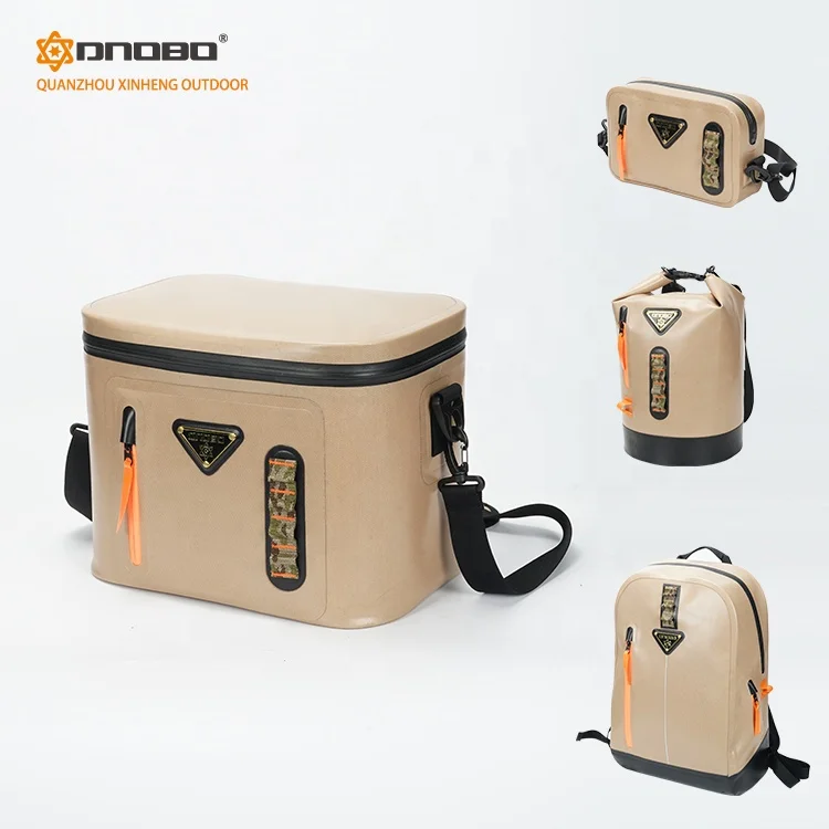 Custom Logo Small Portable Cooler Waterproof TPU 12 Cans Soft Cooler Icy Cold Insulated Quality Cooler Bags