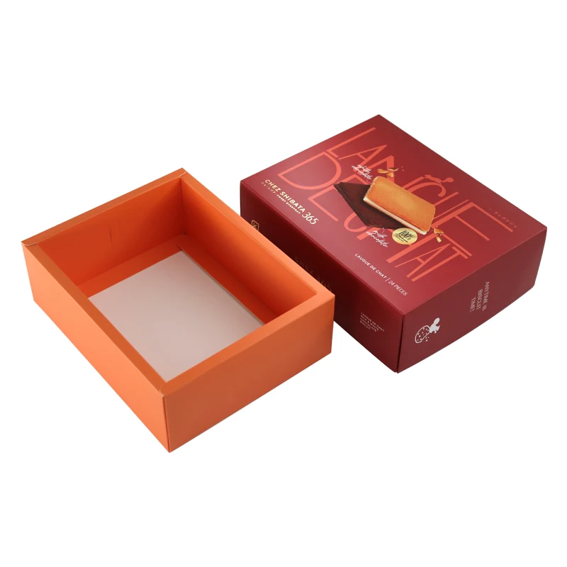 Custom Food Grade Dessert Pastry Biscuit Cardboard Package Paper Box Cookies Packaging Boxes For Cookies