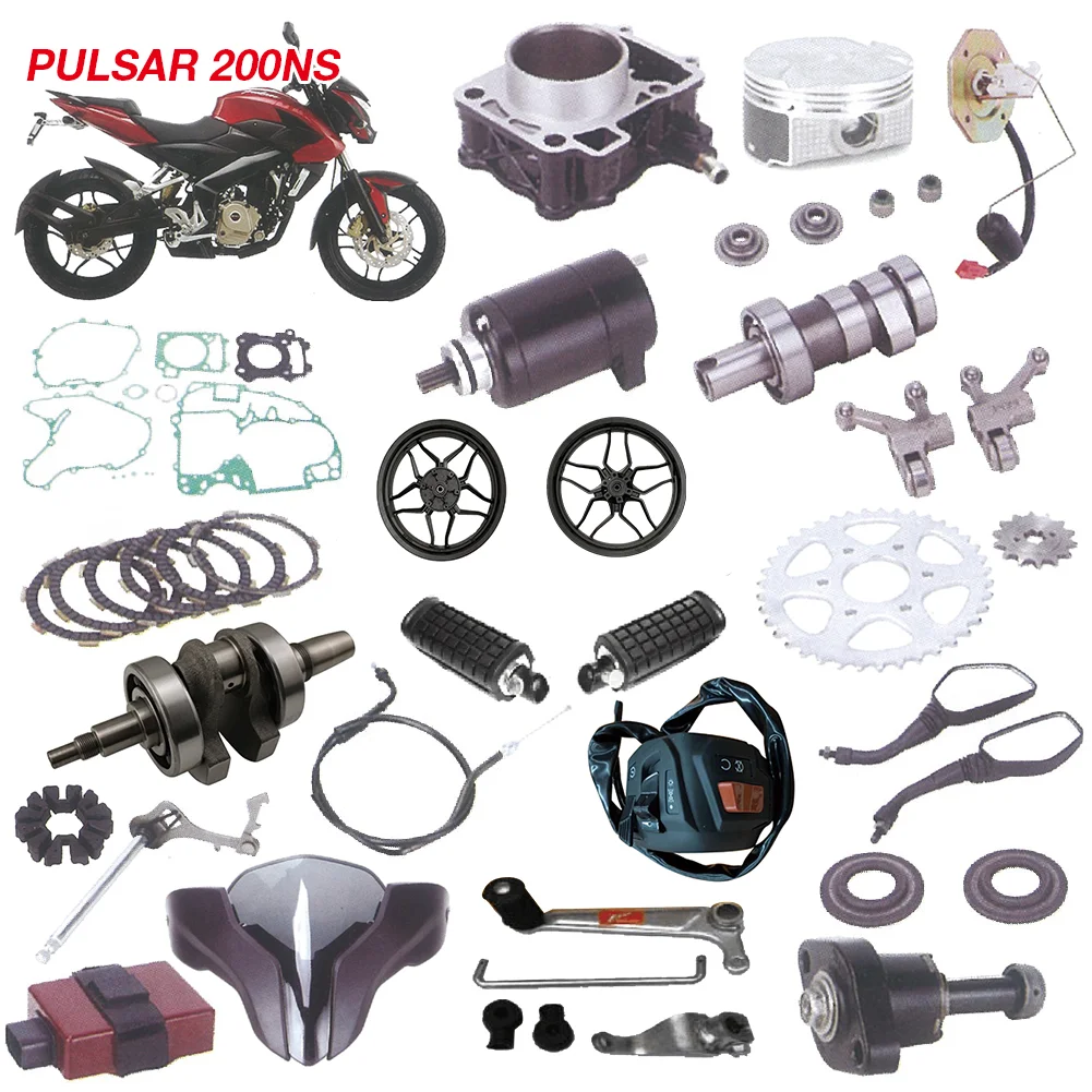  Мотоцикл Pulsar 200NS 200 NS полностью пластиковый корпус передние кранцы и боковая