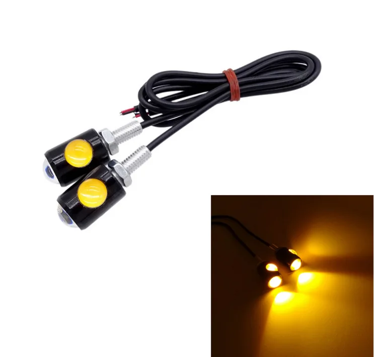 New Type COB Chip Eagle Eyes Fog Light 2Sides 3W 12V Driving Light Headlight Turn Signals DRL
