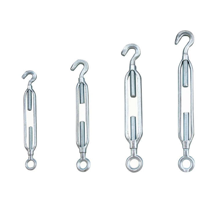 M12 304 Stainless Steel Turnbuckle Hook Tension Turn Buckle Hook Eye Type