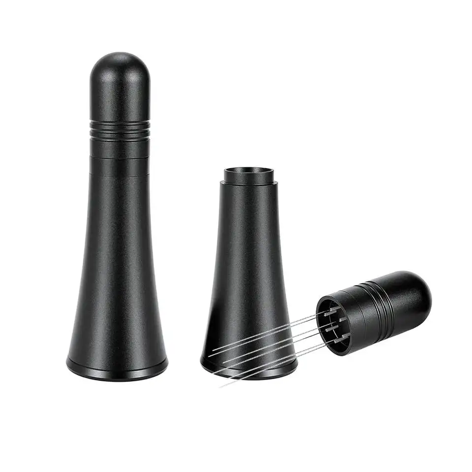 WDT Tools Espresso Stirrer Distribution Tool for Barista 0.25MM 6 Needles Espresso Coffee Stirrer with Stand and Extra 6 Needles