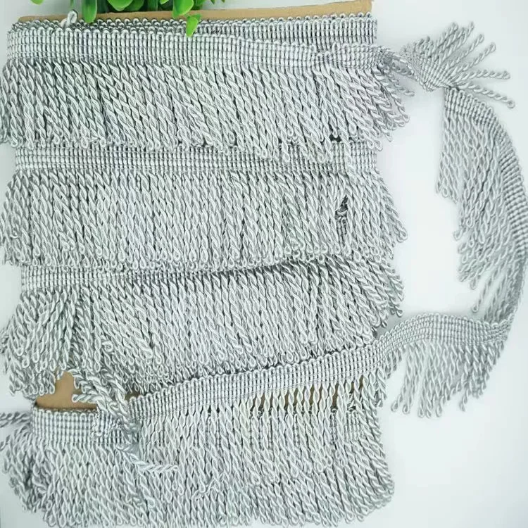 ZSY wholesale 26 colors 5.5cm Gold Bullion Wire Fringe Trim