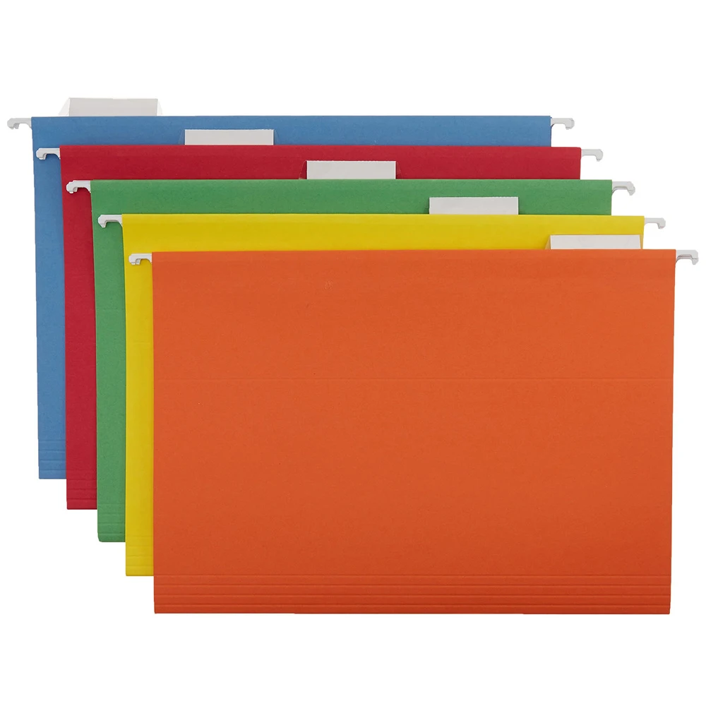 Утолщенная бумажная железная подвесная быстросъемная папка для файлов A4 Заводская Прямая поставка документов