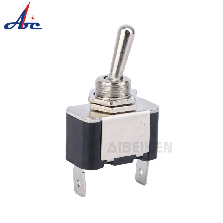 Industrial Electrical Single Pole Double 3 Pin Toggle Switch 12v Toggle Switch On Off 500,000 Operations Above