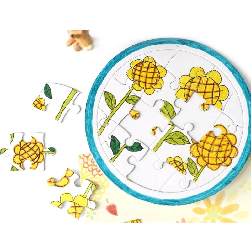 Kids Education Jigsaw Puzzles Toys Blanks Puzzles DIY Blank Custom Puzzle