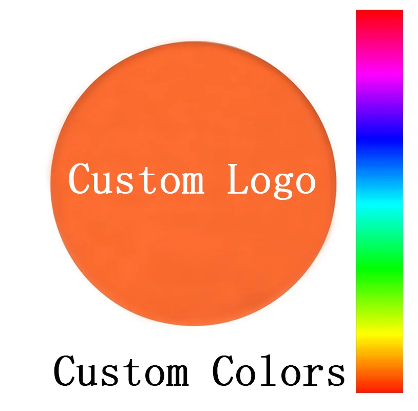 Wholesale Stock Custom Logo Printing Foldable Silicone Flying Disc Golf Disc Toy Blank 6 Inch 55 Gram Sport Soft Fly Disc