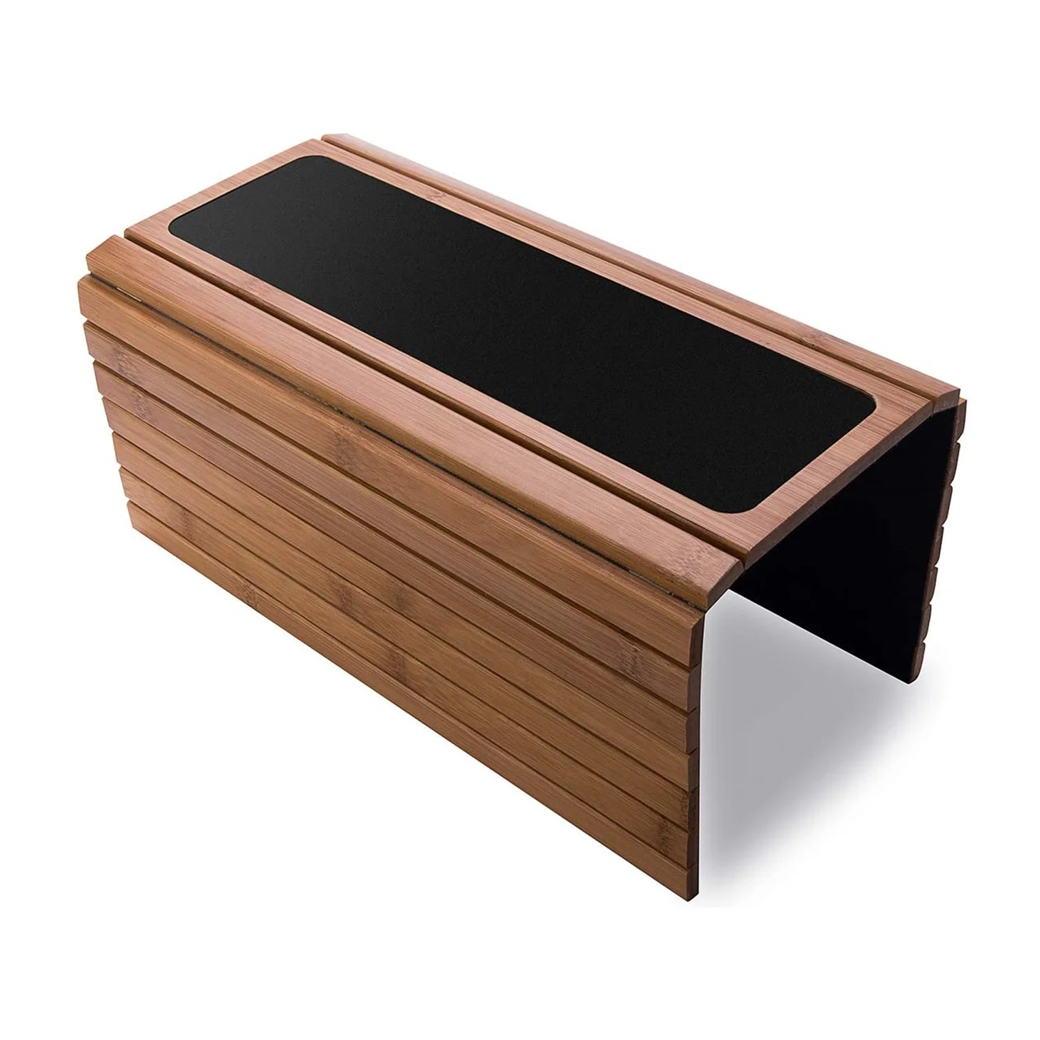 Bamboo Anti-Slip Armrest Organizer Wooden Sofa Arm Rest Tray Table