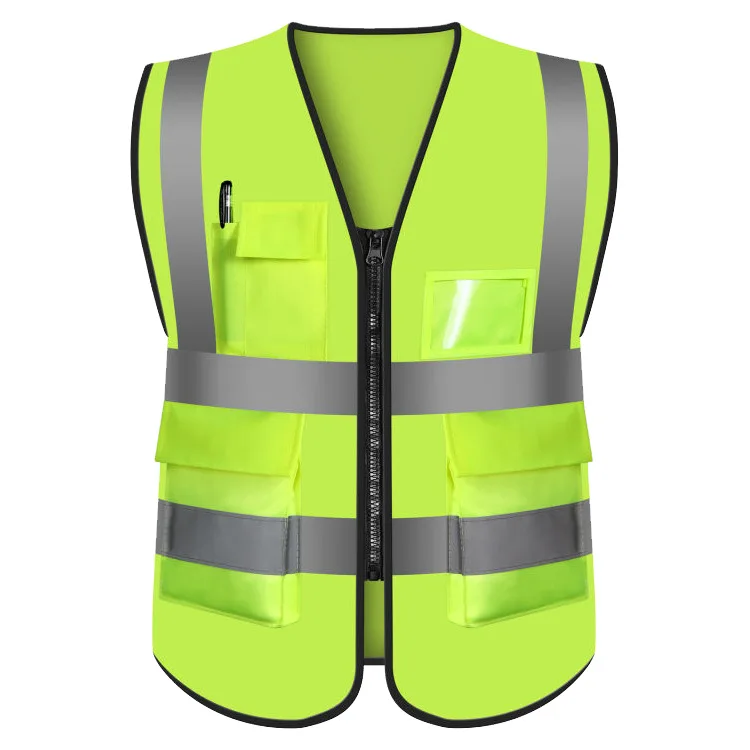 Cheap price factory wholesale good quality  police and civilian sales. Full-color black green orange reflective safety vest