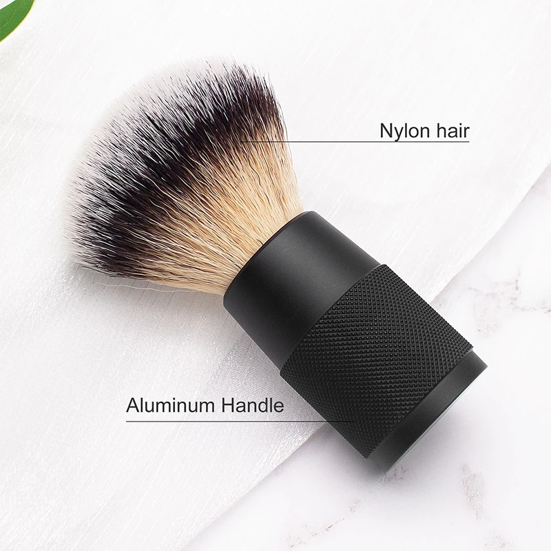 Diri Promotion Custom High Quality Luxury Travel Portable Aluminum Metal Handle Shaving Brush with Tube