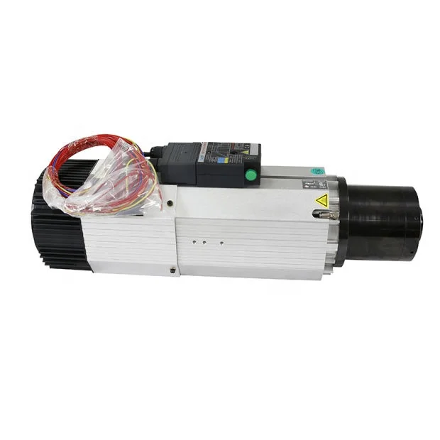 9kw Long Nose Atc Spindle Bt30 ISO30 Air Cooled Spindle Motor