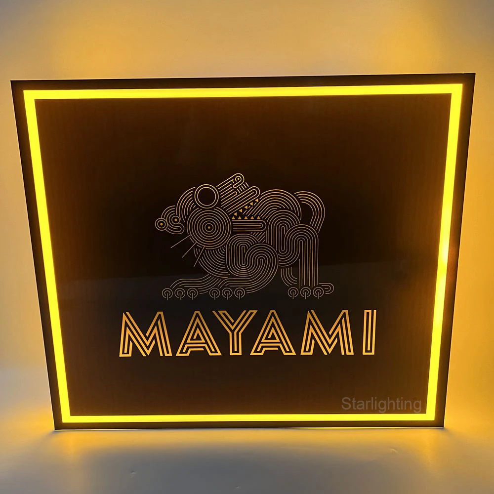 LED message board control by APP program accepted custom logo colorful lighting use for nightclub bar party