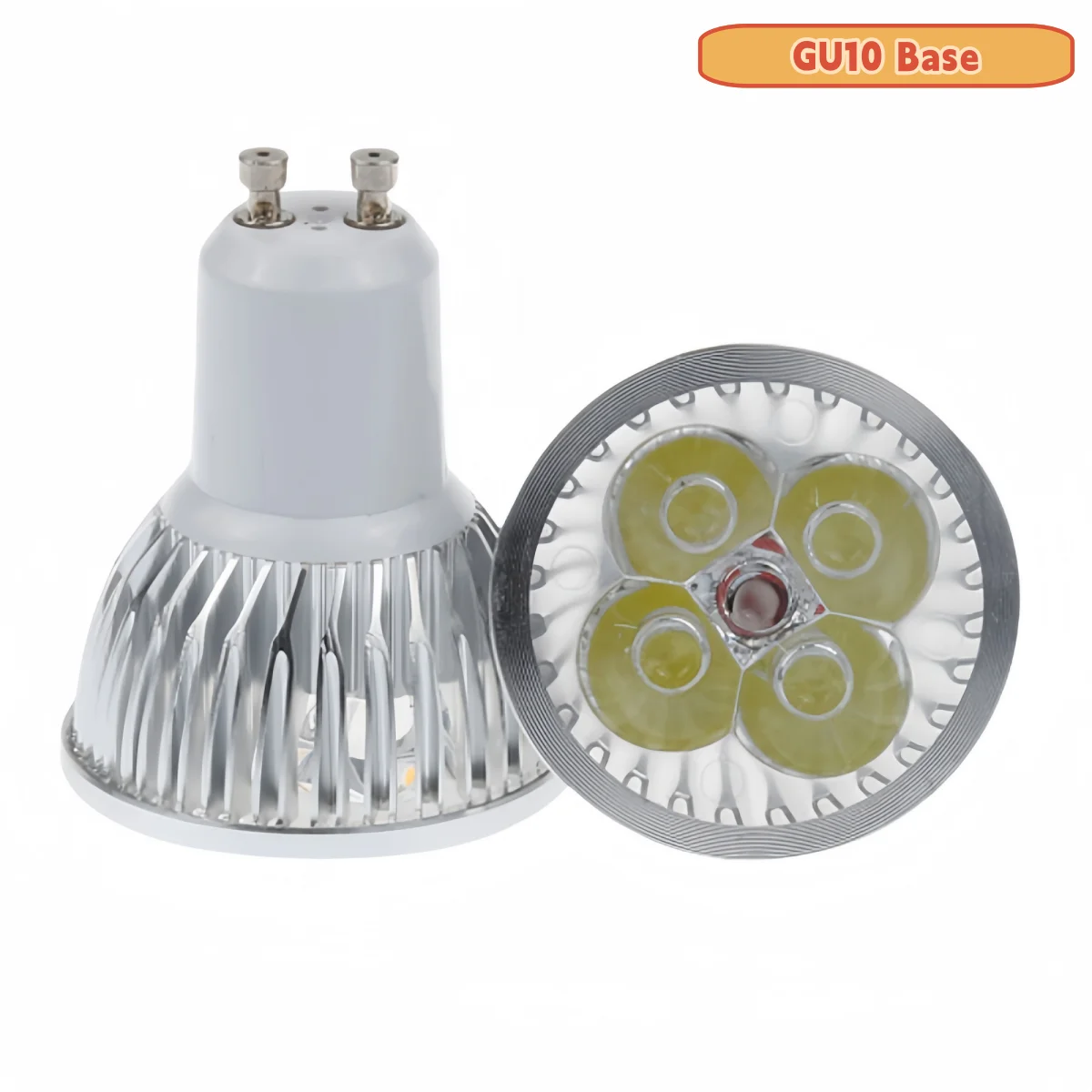 High Quality Aluminum Housing MR16 GU10 GU5.3 Base Warm White Daylight 12V 24V 4W LED Spotlight
