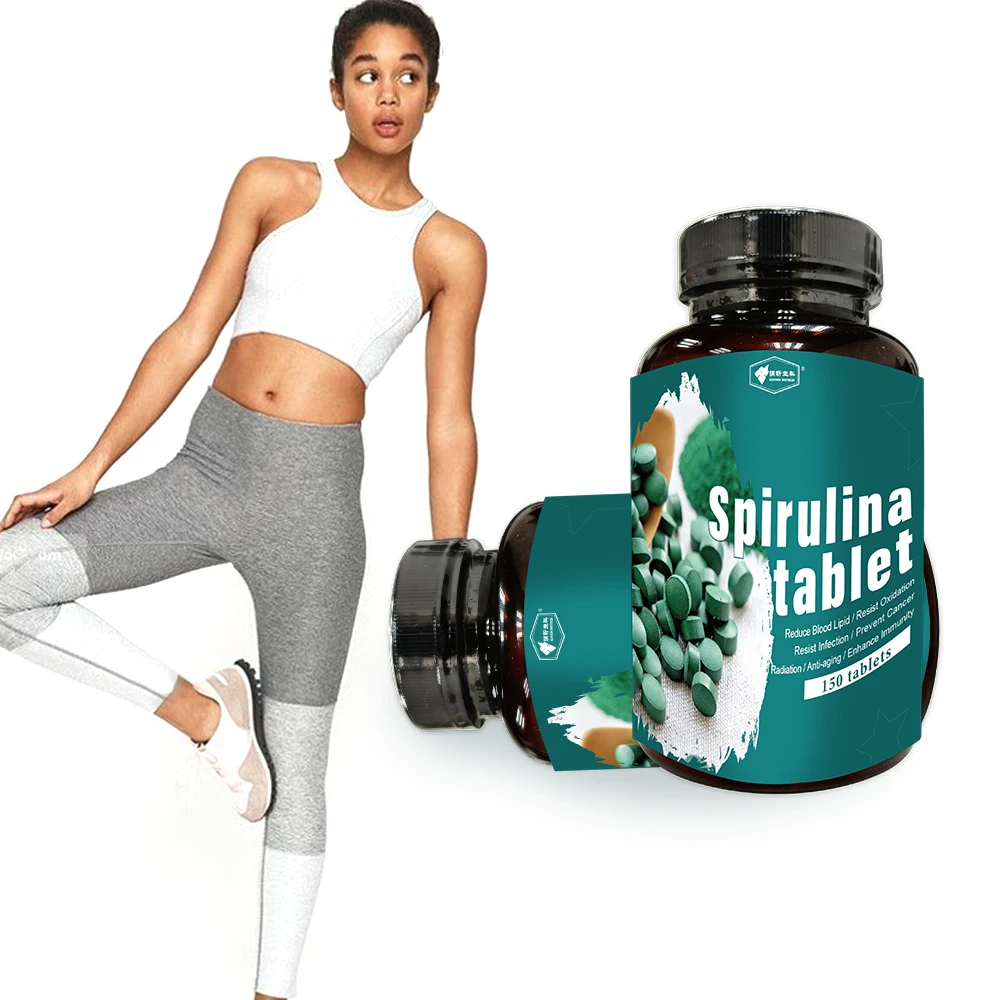 GMP Factory Supply Organic Spirulina Tablet