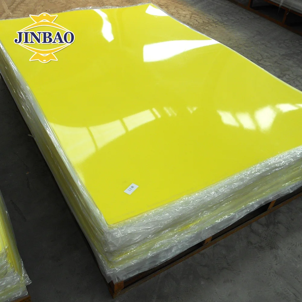 JINBAO manufacture supply raw virgin acrylic material best quality Strong impact resistance colorful acrylic mica sheet