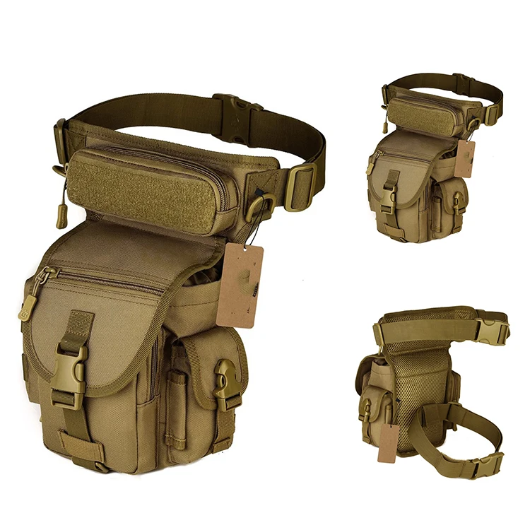 2022 Outdoor Thigh Hip Fanny Pack Pouch Mens Military Tactical Drop Waist Leg Bag