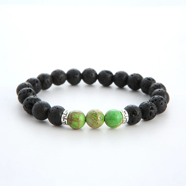 
8mm Chakras Stone Lava Beads Bracelet Mens Bead Bracelet Natural Stone Bead Bracelet Natural Stone 