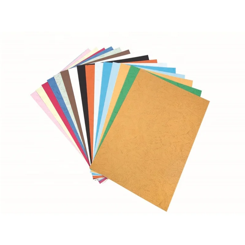 230g embossed leather grain paper binding cover