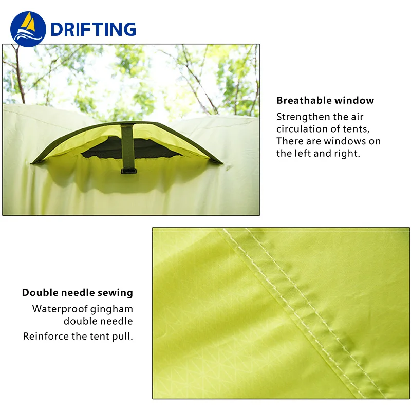 Large space light Carrying Convenient for rainy weather Pickup Portable Folding camper trailer tent