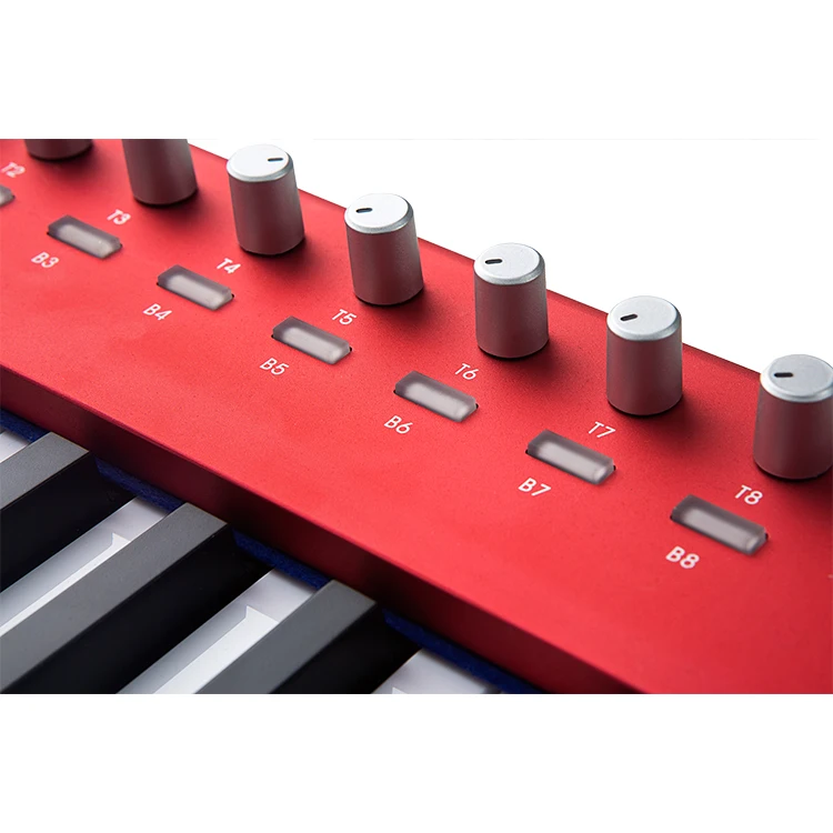 MIDIPLUS X6 Pro OEM Digital Music Keyboard Semi-Weighted 61 Key Percussion Pad Controller Arranger Minstrel MIDI Keyboard