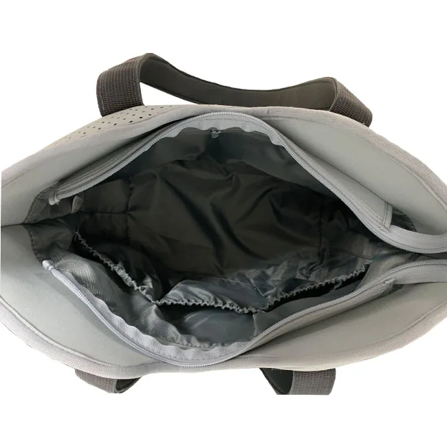 Large Capacity Neoprene Baby Nappy / Diaper Mummy Bag Handbags Women Casual Tote Neoprene Fabric Silk Screen, Embroidery Logo