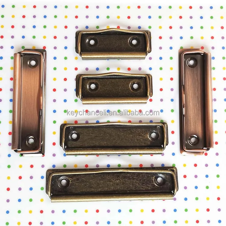 120mm matte black binder clip flat metal clipboard clip for notebook paper file folder