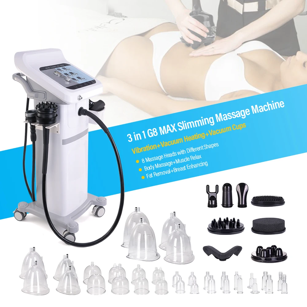 8G Slimming  Vibration Massage Machine G8 Heating Body Massage Machine