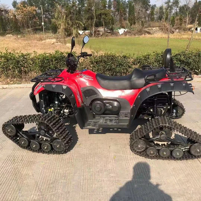 500CC Snow ATV 4X4 Quad with Tracks 4 Wheeler Snow Tracks