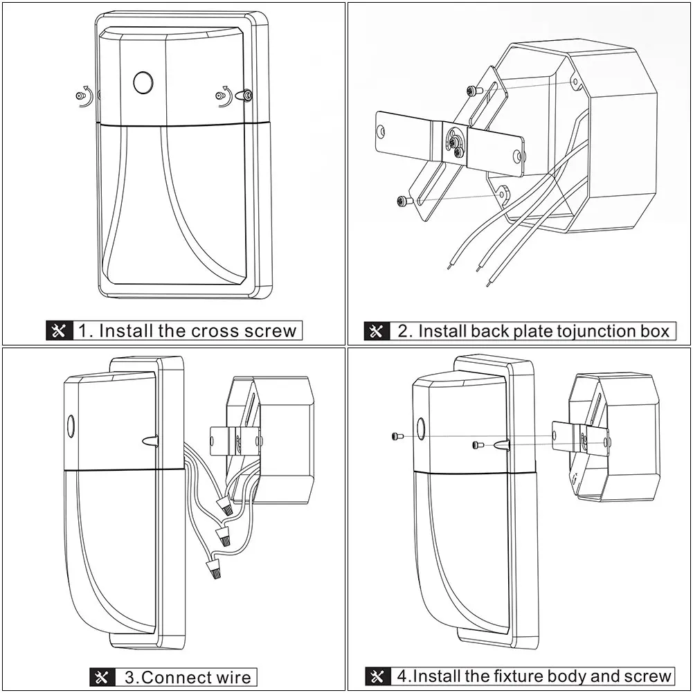 Ultra Sim Light Weight Mini Wall Pack Photocell Sensor LED Mini Wall Pack Light For Outdoor