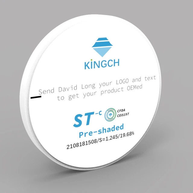 98mm 14mm ZrO2 Dental Lab STC denture Teeth Cad Cam Dental Zirconia blank block disc