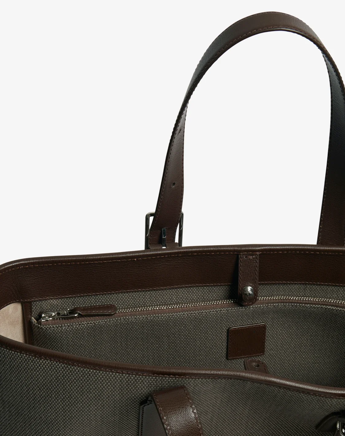 OEM Factory  Canvas and Microfiber Vegan Leather Tote Bag Portable Duffel Weekender Carry on Bag for Travel Sport Casual