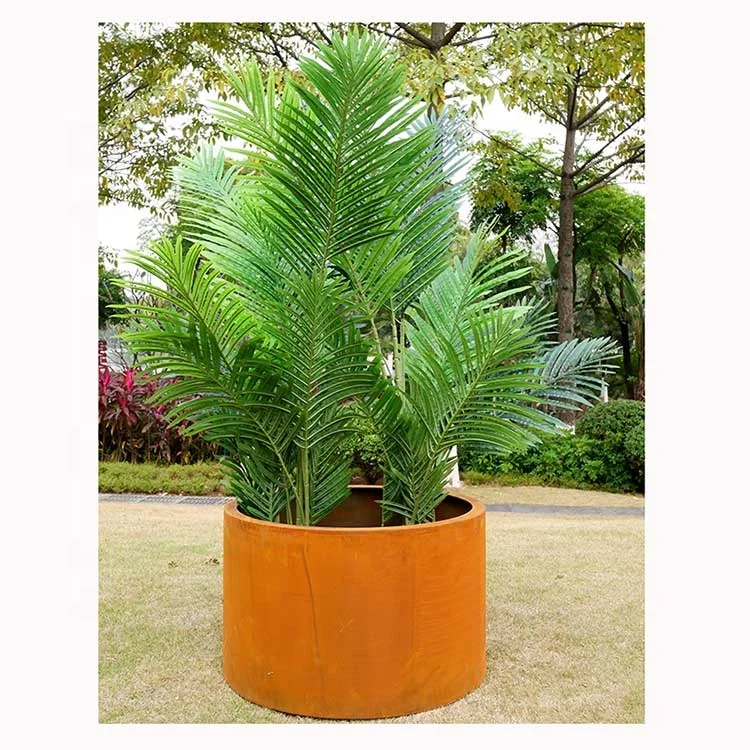 Custom Laser Cut Metal Planter  Extra Large Rectangular Planter Garden Planter Metal Pot