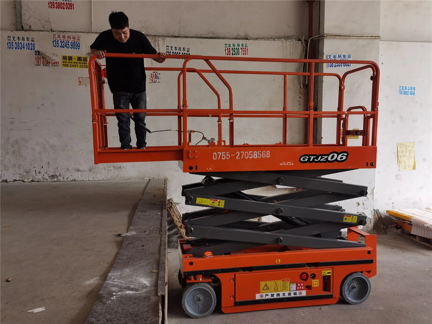 10m self propelled scissor lift platform Outdoor Aerial Work Platform Scissor lift table GTJZ10