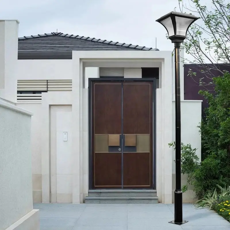 Outdoor Adjustable Light Pole Wholesale Price Good Quality Factory Directly Sale Modern Lamp Post Galvanized Steel Split Type