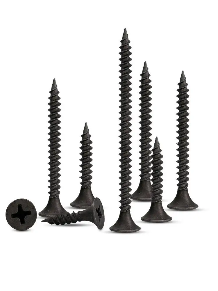 Black Phosphated Collated Stainless Steel Ss Gypsum Board Bugle Fine Coarse Thread Self Tapping Wood Drywall Screws Manufacturer